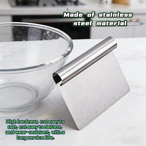 Stainless Steel Dough Scraper