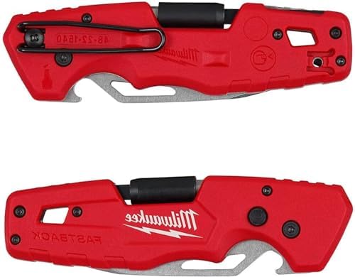 Milwaukee FASTBACK Folding Utility Knife w/Blade Multifunctionality