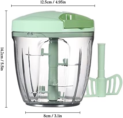 Cambom Manual Food Chopper Vegetable Cutter, Hand String Vegetable Chopper