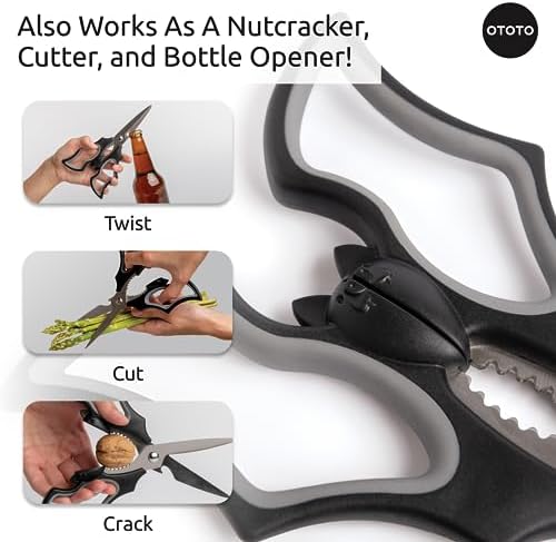 OTOTO Original Elizabat Kitchen Scissors