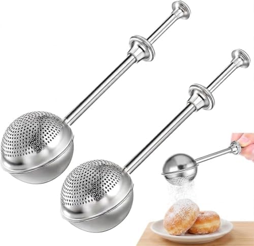 Powdered sugar shaker duster, flour dispenser