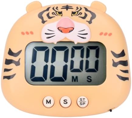 Digital Kitchen Timer Countup Countdown Cartoon Animal Sound Flash Alert Easy