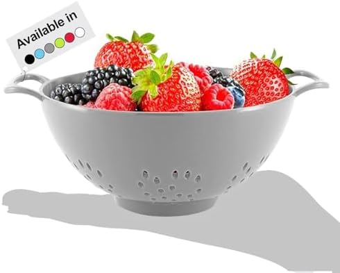 Meadow Lane 6-Inch Small Colander, 3-Cup Food Strainer