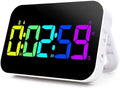 Kitchen Digital RGB Timer, Count Down Up, Rechargeable, Vibration Mode