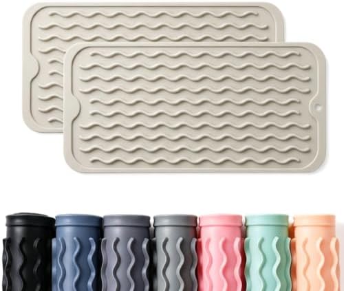 2 Pack Caketime Silicone Dish Drying Mat