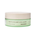 MIZON Phyto Plump Collagen Eye Gel Patches in green and beige packaging