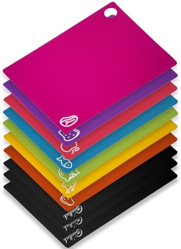 GoodLuck 10 Pieces Flexible Cutting Boards
