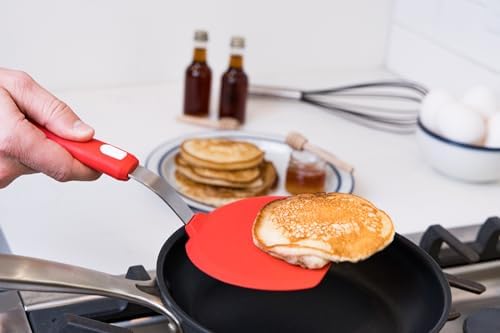 Wide Silicone Pancake Spatula – Large Heat-Resistant Turner