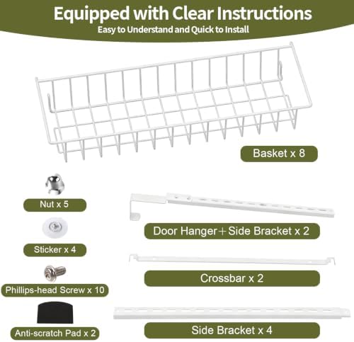 ElegantArray 8-Tier Pantry Door Organizer