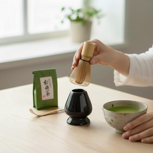 Matcha Whisk Holder – Ceramic Chasen Stand