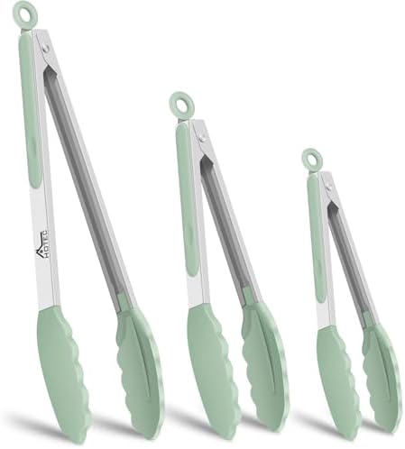 HOTEC Stainless Steel Kitchen Tongs