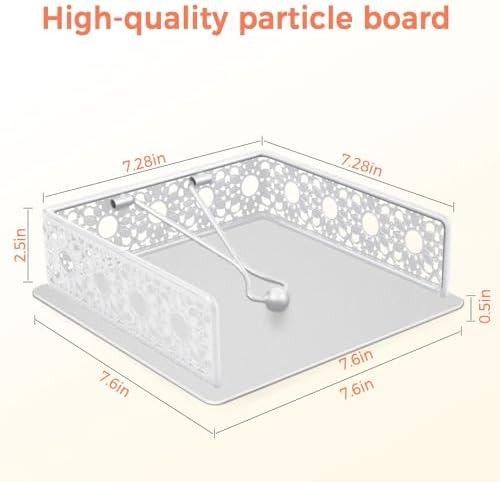 Napkin Holder for Table, Metal Organizer