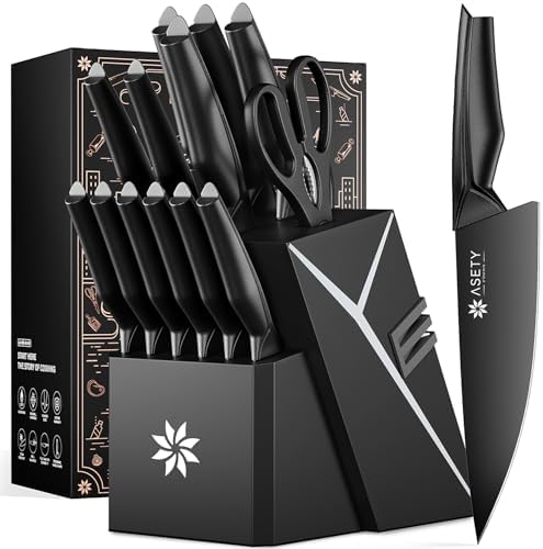 ASETY Kitchen Knife Set, Dishwasher Safe