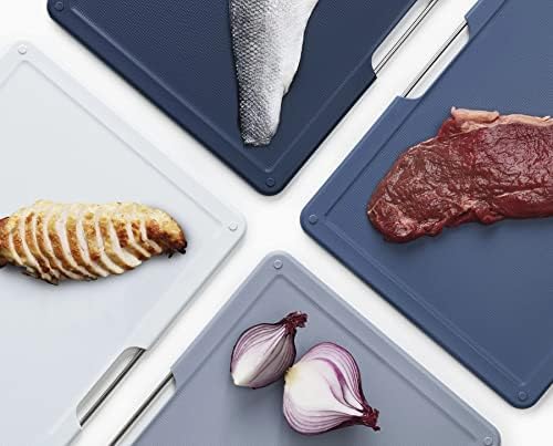 Joseph Joseph Folio 4-Piece Colour coded Cutting Board Set, Slimline case