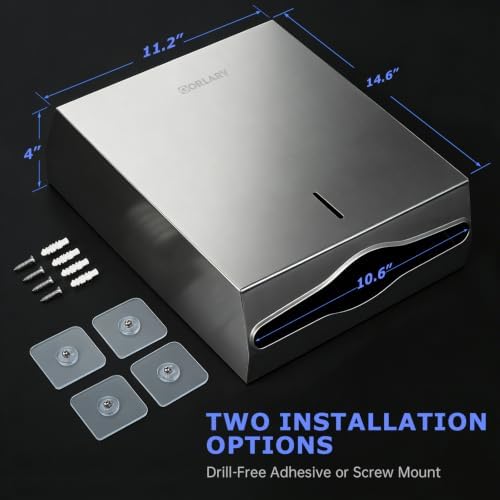 Gorlary Commercial Paper Towel Dispenser Wall Mount