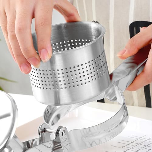 Stainless‑Steel Potato Ricer, Ergonomic Masher