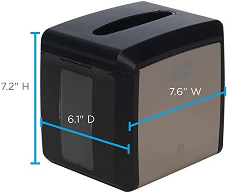 Dixie Ultra Tabletop Interfold Napkin Dispenser by GP PRO; Stainless; 54528A;