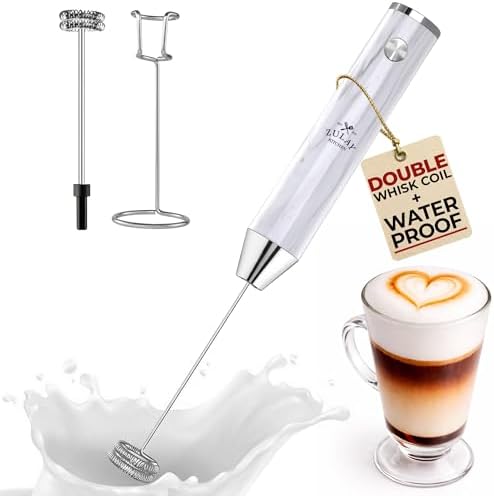 Zulay Kitchen Rechargeable Milk Frother Handheld