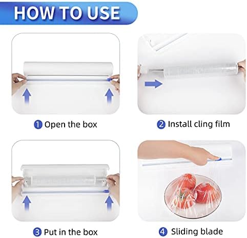 Refillable Plastic Wrap Dispenser