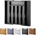 Expandable Bamboo Kitchen Drawer Organizer