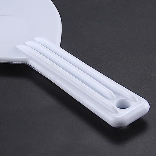 2 Pcs Plastic Handle Scrapers Cake Cream Spatula Dough Pastry Pizza Cutter