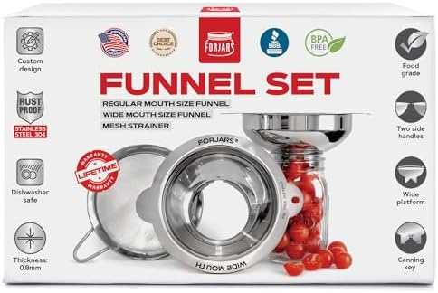 FORJARS Canning Funnel Set