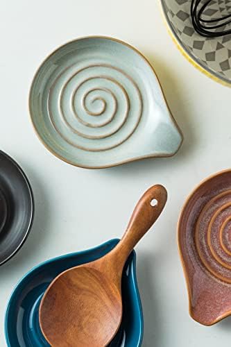 Spoon Rest, Large Ceramic Spoon Holder