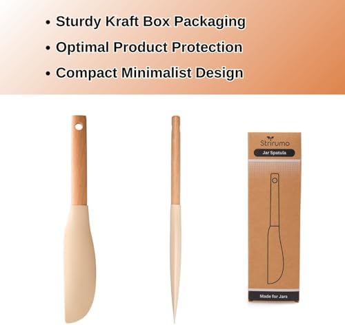 10.7" Long Silicone Jar Spatula