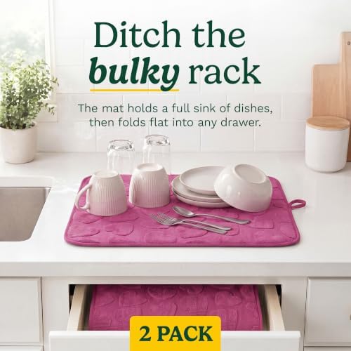 Cuisinart Dish Drying Mat for Kitchen Counter, Microfiber