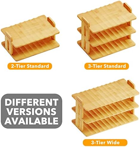 SpaceAid Bamboo Water Bottle Organizer