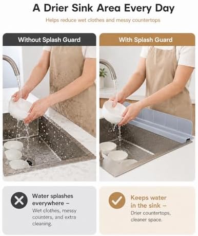 30'' Silicone Sink Splash Guard