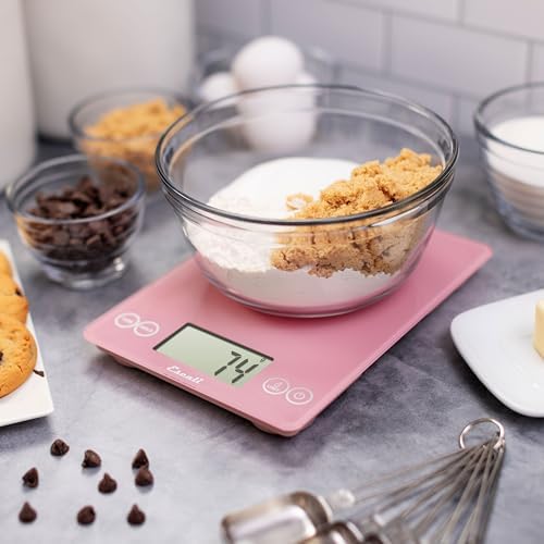 Escali Arti Glass Food Scale Digital Countertop Kitchen, Baking and Cooking