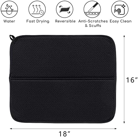 FRESHMINT Dish Drying Mats 2 Pack