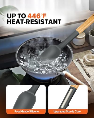 Badiano Silicone Spatula Spoon Set