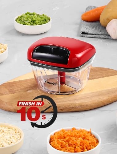 Geedel Vegetable Chopper, Manual Food Chopper