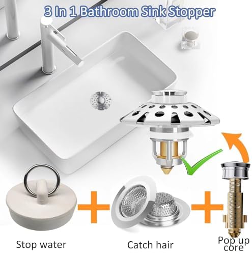 AzWzz Bathroom Sink Stopper