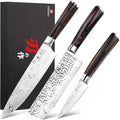 imarku 3 Pieces Knife set, Japanese HC Stainless Steel Kitchen Knife Set