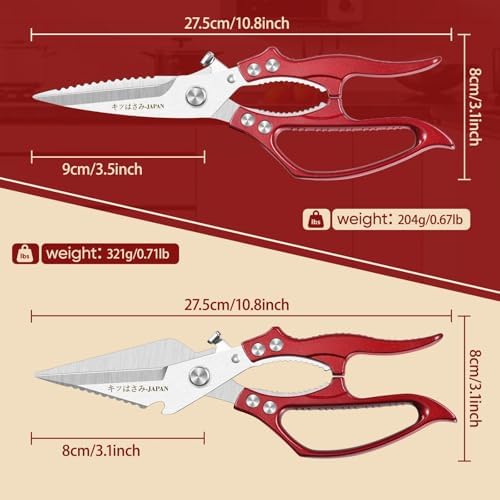 Freelander Poultry Shears Set Red