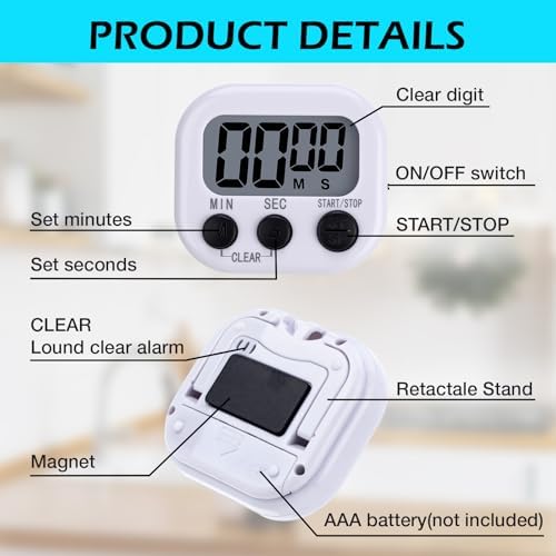 Leumoi 24 Pack Multi-Function Digital Timers