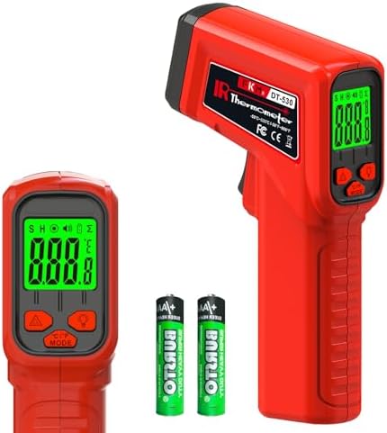 FKM Infrared Thermometer Gun Non-Contact Laser Thermometer Gun -58°F~986°F