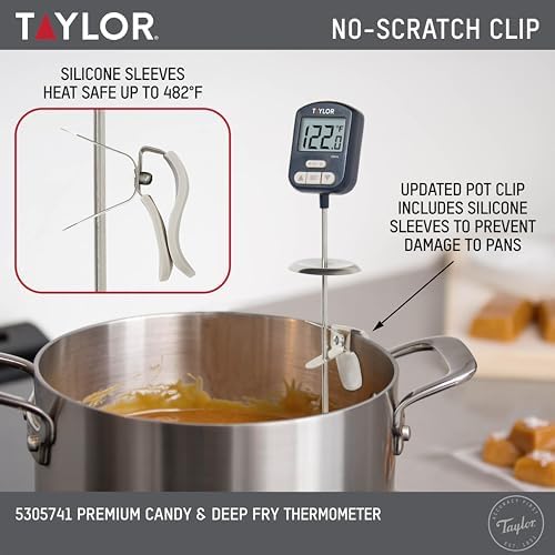 Taylor Digital Programmable Candy and Deep Fry Thermometer