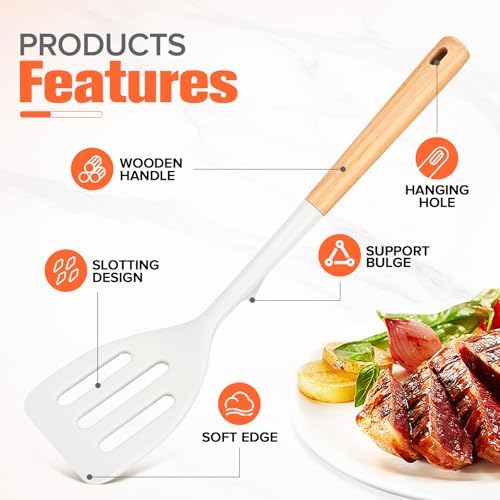 Extra Large Silicone Spatula Turner Set