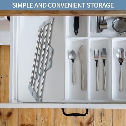 Triangle Roll-Up Dish Drying Rack