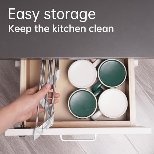 Tomorotec Marble Triangle Roll-Up Dish Drying Rack