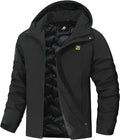 Men's Warm Winter Coats Waterproof Ski Jacket Windproof Snow Coat Mountain Windbreaker Hooded Raincoat