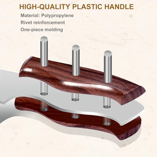 Meat Cleaver Knife, 7 Inch Butcher Knife, Heavy Duty Bone Chopper