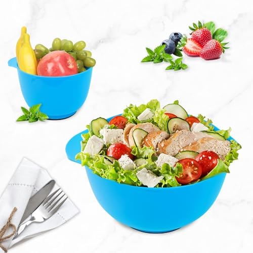 BoxedHome Plastic Mixing Bowls