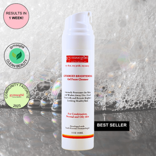 Advanced Brightening Gel Foam Cleanser, Rice Extract Face Wash