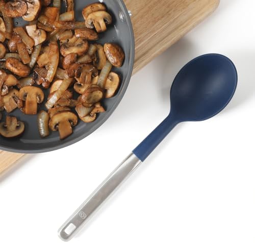 Calphalon Prime Kitchen Spoon, Kitchen Cooking Spoon, Silicone Spoon, Stainless