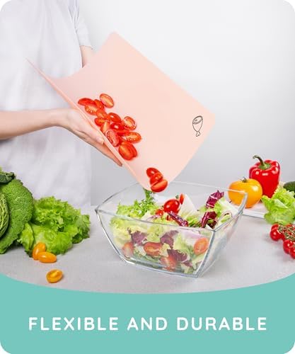 Flexible Plastic Cutting Board Set of 3